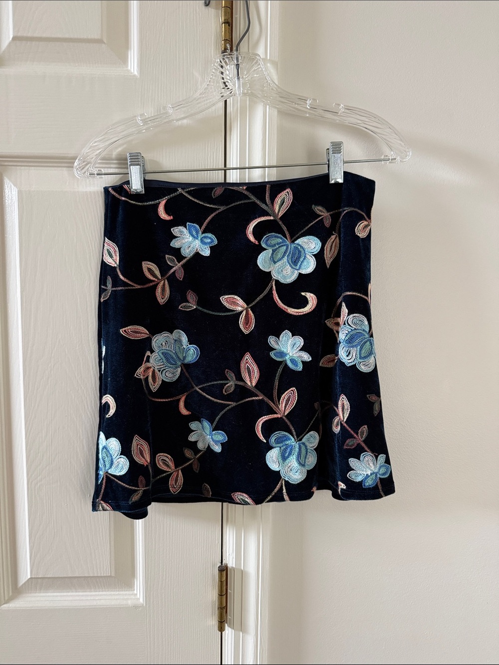 francesca’s multicolor floral skirt
